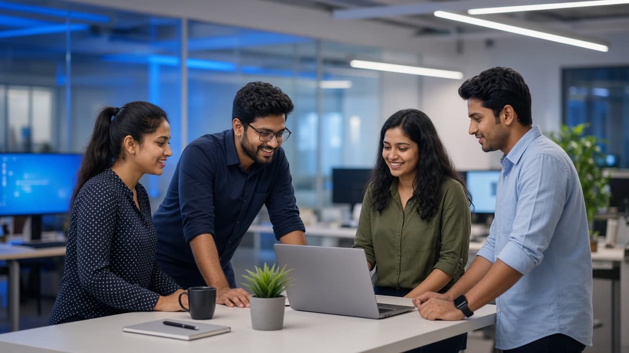 AcadMind AI team working together